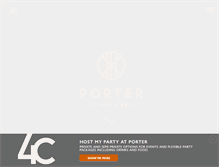 Tablet Screenshot of porterchicago.com